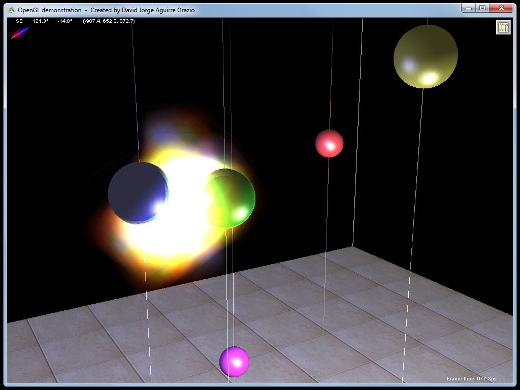 Full OpenGL demo screenshot